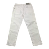Trussardi Plain Trousers with White Print for Newborns