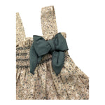 CALAMARO pagliaccetto tinta unita con fantasia fiori Beige per Neonata 32459 BEIGE CALAMARO 