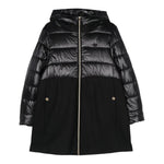 HERNO giubbino tinta unita con cappuccio Nero per Bambina GI000085G NERO HERNO 