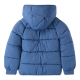 MINI BANDA giubbino tinta unita con zip e cappuccio Blu per Neonato 3A633X BLU MINI BANDA 