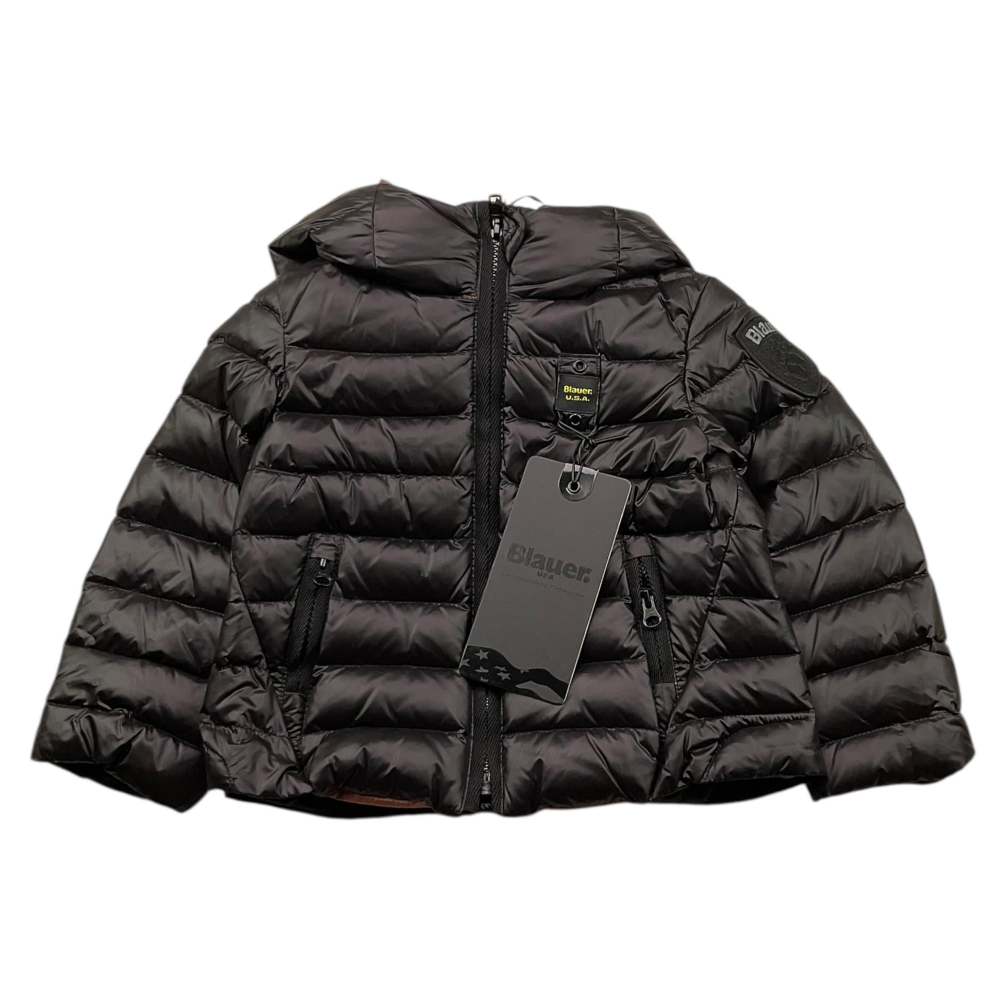 BLAUER giubbino tinta unita con cappuccio Nero per Neonato 22WBLGV03425 NERO BLAUER 