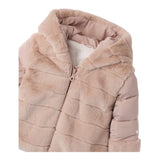 MINI BANDA giubbino tinta unita con zip e cappuccio Beige per Neonata 3A783 BEIGE MINI BANDA 