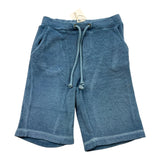 Zhoe &amp; Tobiah Solid Color Elastic Waist Bermuda Shorts Blue For Baby