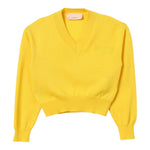 ELISABETTA FRANCHI maglia tinta unita scollo a zip Giallo per Bambina EFMA149 GIALLO ELISABETTA FRANCHI 