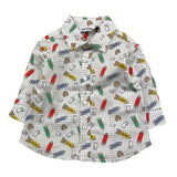 MOSCHINO camicia tinta unita con stampa Bianco per Neonato MUC01H BIANCO MOSCHINO 