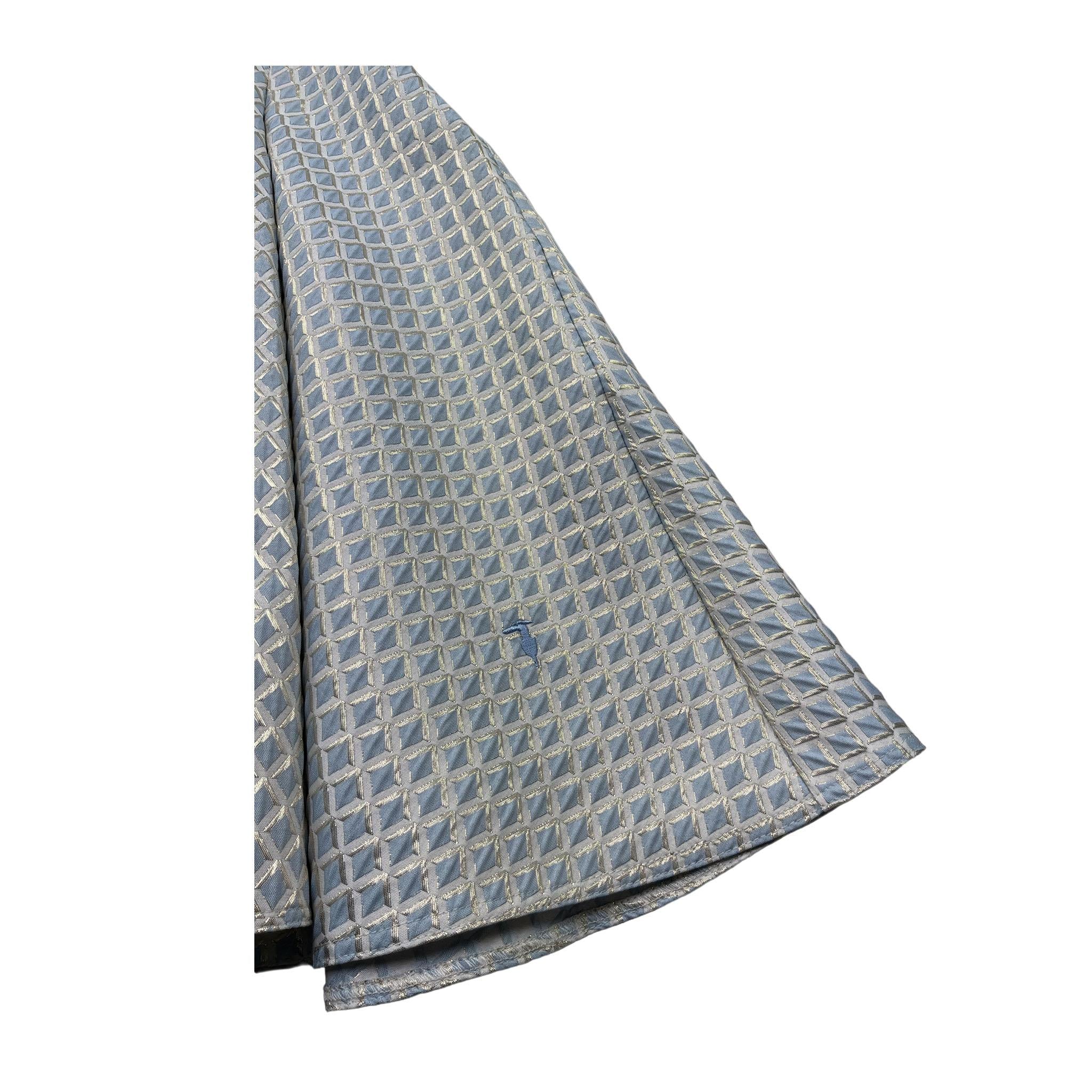 Trussardi Abito Mezza Manica Tinta Unita per Bambina TGP26094VE AZZURRO TRUSSARDI 
