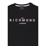 John Richmond T-Shirt Girocollo Tinta Unita con Stampa per Neonata RIP25002TSXXXXX NERO JOHN RICHMOND 