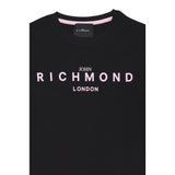 John Richmond T-Shirt Girocollo Tinta Unita con Stampa per Neonata RIP25002TSXXXXX NERO JOHN RICHMOND 