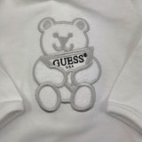 GUESS tutina tinta unita gircollo Bianco per Neonata H3YW02J1314 BIANCO GUESS 
