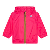 K-Way Giubbino Tinta Unita con Cappuccio per Bambina K61336WWWX FUXIA K-WAY 