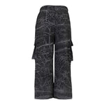 DOU DOU pantalone con elastico in vita stampa fantasia Nero per Bambina DV6Q10 NERO DOU DOU 