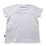 Daniele Alessandrini Crewneck T-Shirt Solid Color With Print White For Boys