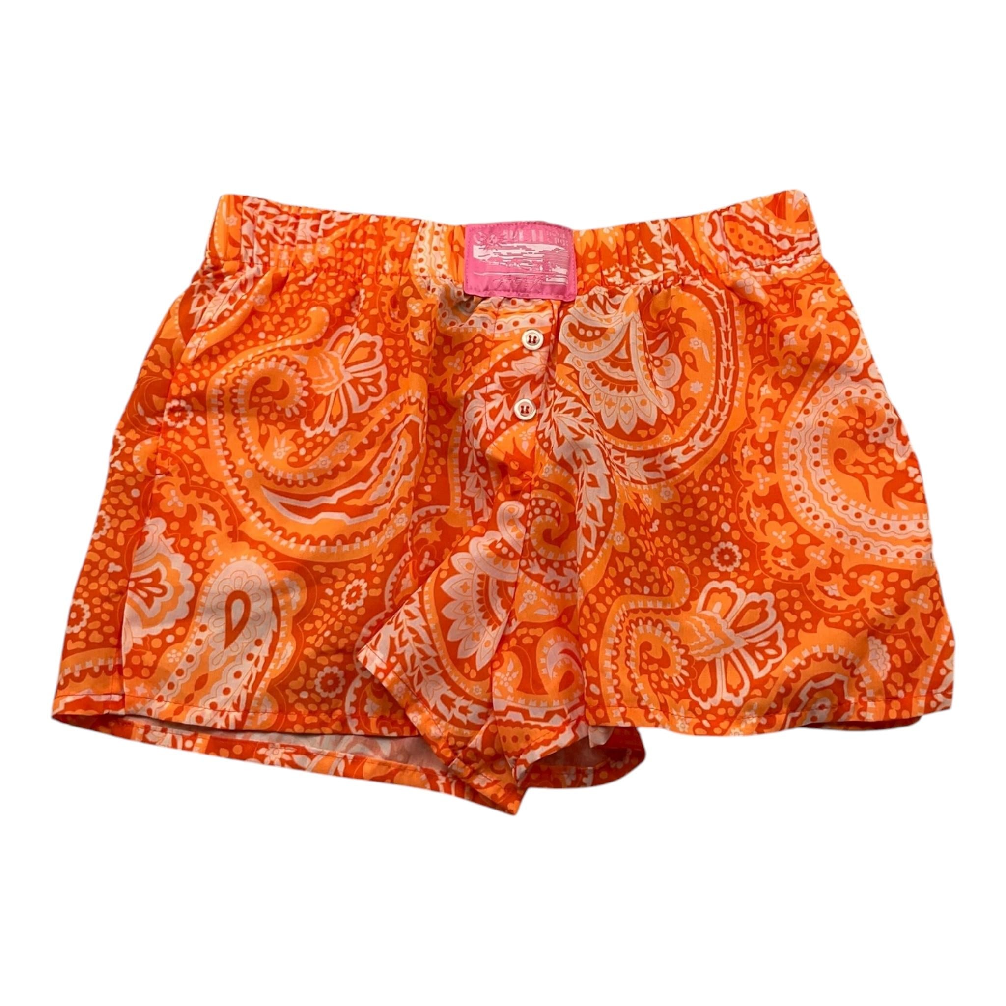 F**K Short Tinta Unita con Fantasia per Bambina FJ241632X10 ARANCIONE F**K 