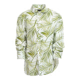 Dan John Plain Half Sleeve Shirt With Contrast Print Cream For Boys