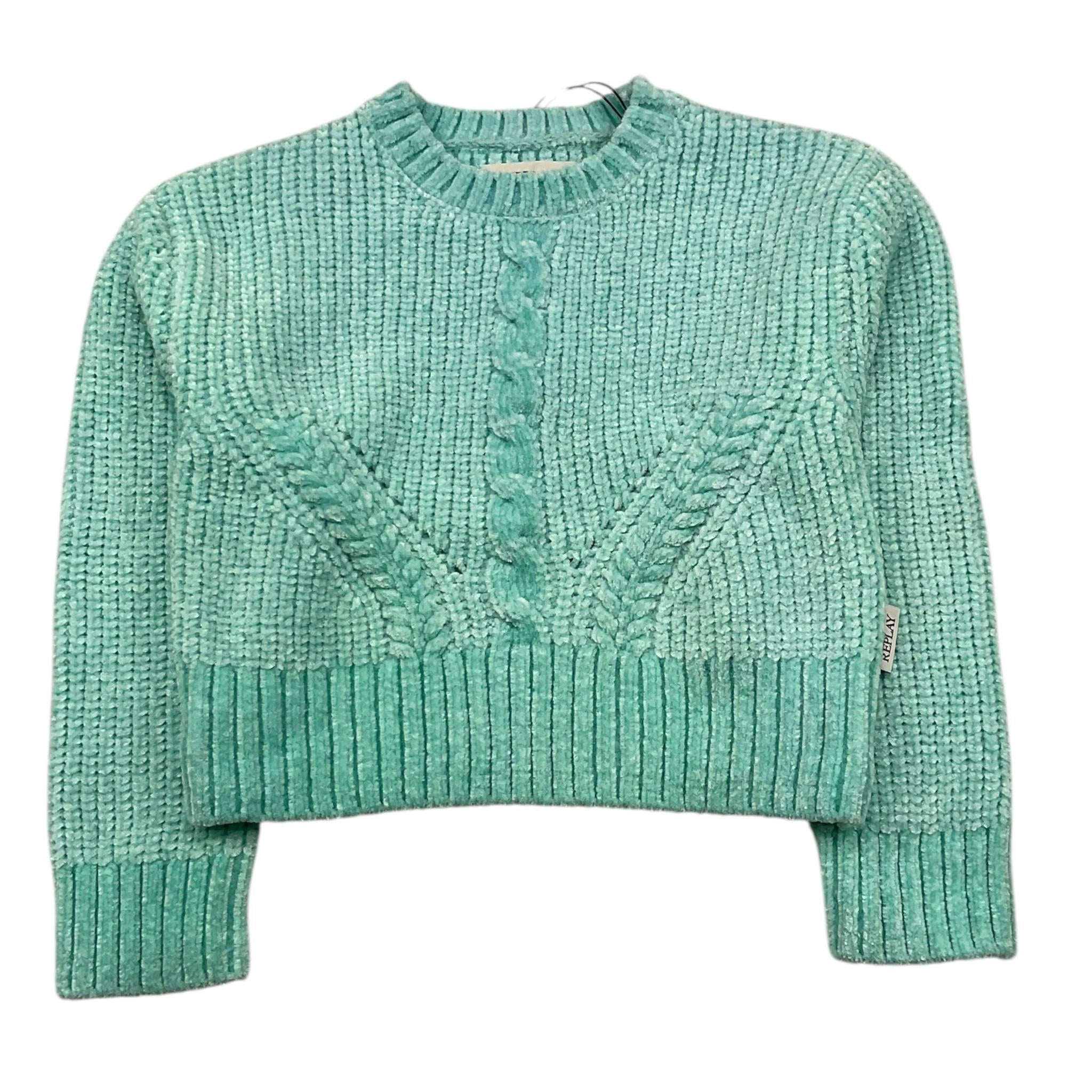 REPLAY maglia girocollo tinta unita Verde acqua per Bambina SG504100 VERDE ACQUA REPLAY 