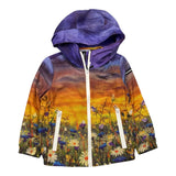 Freedomday Multicolor Hooded Fantasy Print Jacket For Baby Girl