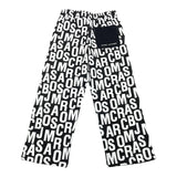 Marc Jacobs Two-Tone Tracksuit Pants With Logo White/Black For Kids