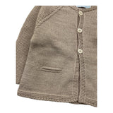 MAC ILUSIO'N cardigan tinta unita Fango per Neonato 494811 FANGO MAC ILUSIO'N 