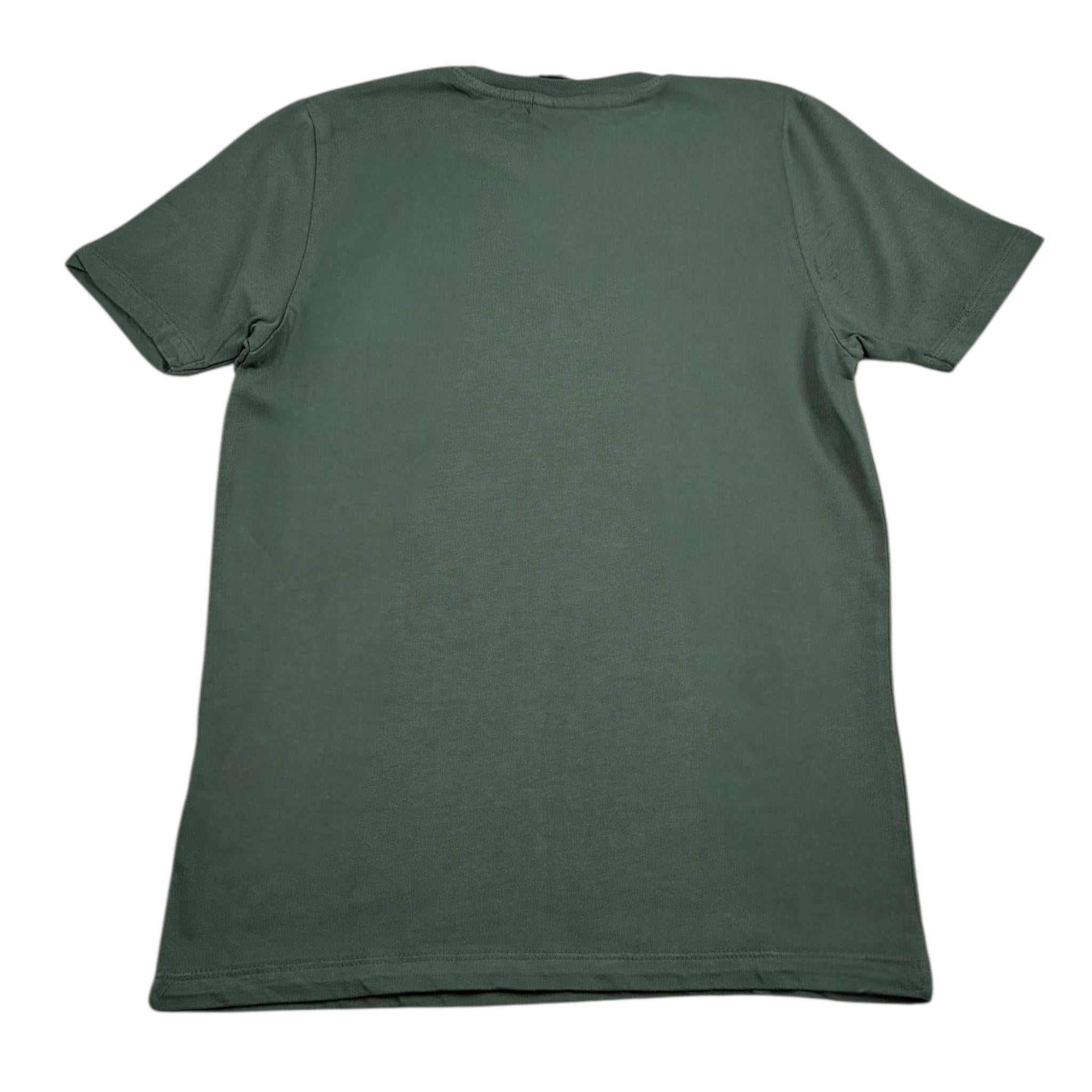 F**K T-Shirt Girocollo Tinta Unita con Stampa per Bambino FJ2450038MG VERDE F**K 