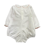PAZ RODRIGUEZ body tinta unita con colletto Bianco per Neonata 02089079K BIANCO PAZ RODRIGUEZ 