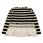 MONNALISA maglia fantasia a righe Bianco/nero per Bambina 176605 BIANCO/NERO MONNALISA 