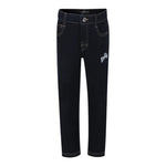 JOHN RICHMOND jeans tinta unita con stampa logo Blu per Bambino RBA24093JE BLU JOHN RICHMOND 