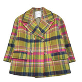 LU LU BY MISS GRANT giacca tinta unita con fantasia a righe Verde per Bambina LL2519 VERDE LU LU BY MISS GRANT 