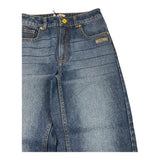MOSCHINO jeans modello a palazzo tinta unita con girovita regolabile Blu per Bambina HDP06M BLU MOSCHINO 
