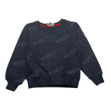 Most Los Angeles Crewneck Sweatshirt Solid Color Logo Blue For Boys