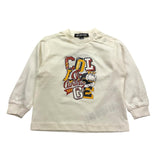 NEVER TOO shirt girocollo tinta unita con stampa Bianco per Neonato NT2202NX BIANCO NEVER TOO 