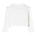 ELISABETTA FRANCHI shirt girocollo tinta unita con stampa Panna per Neonata EFTS224XN PANNA ELISABETTA FRANCHI 