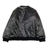 NEVER TOO giubbino in ecopelle tinta unita con zip Nero per Bambino NT1771R NERO NEVER TOO 