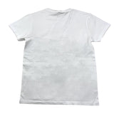 Daniele Alessandrini Crewneck T-Shirt Solid Color With Print White For Boys