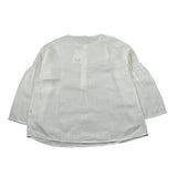 Il Gufo Camicia Manica Lunga Tinta Unita per Bambina P25CL253L6006 PANNA IL GUFO 