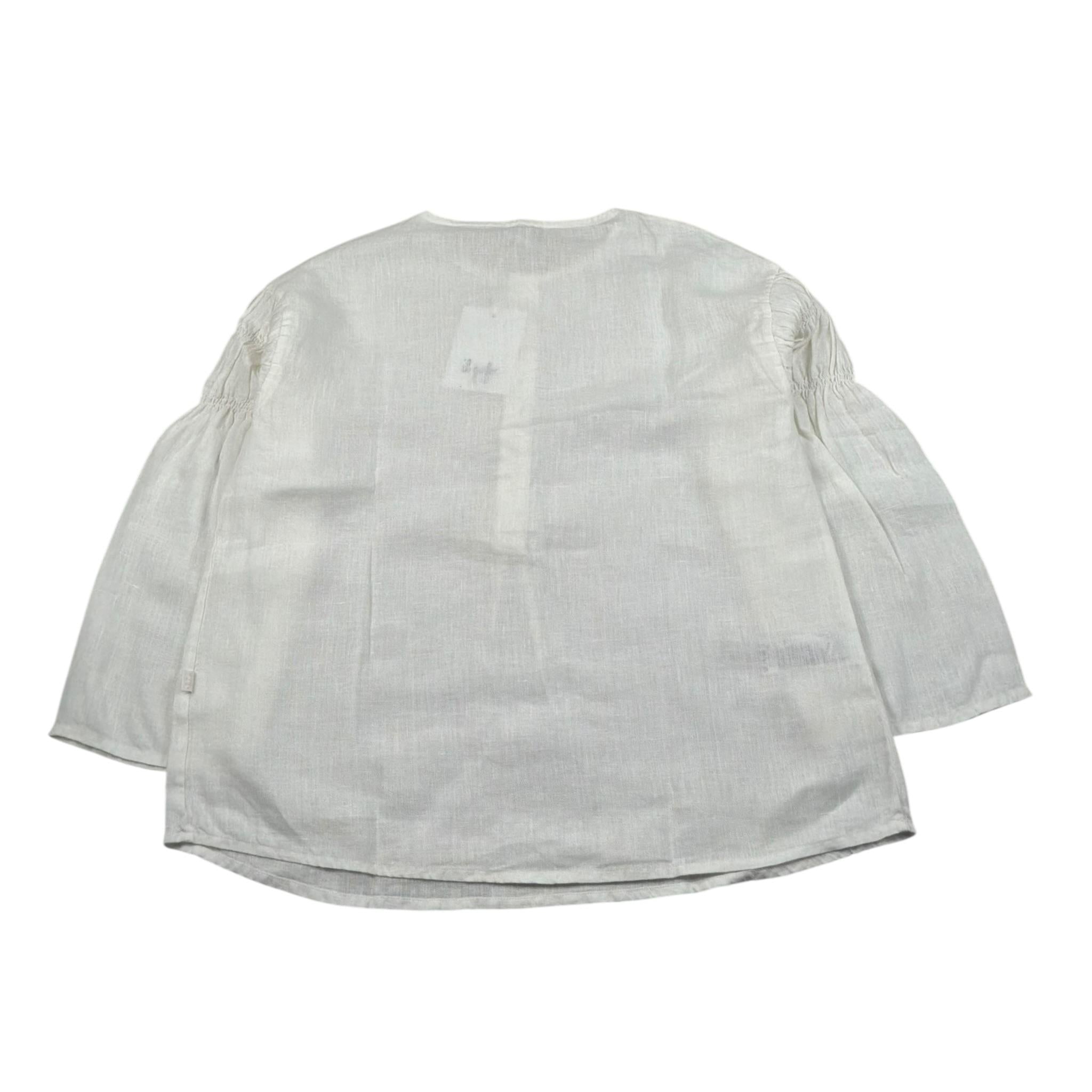 Il Gufo Camicia Manica Lunga Tinta Unita per Bambina P25CL253L6006 PANNA IL GUFO 
