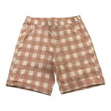 Lalalu' Two-Tone Short with White/Pink Check Pattern for Girls