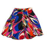 Emilio Pucci Multicolor Skirt With Multicolor Shorts For Girls