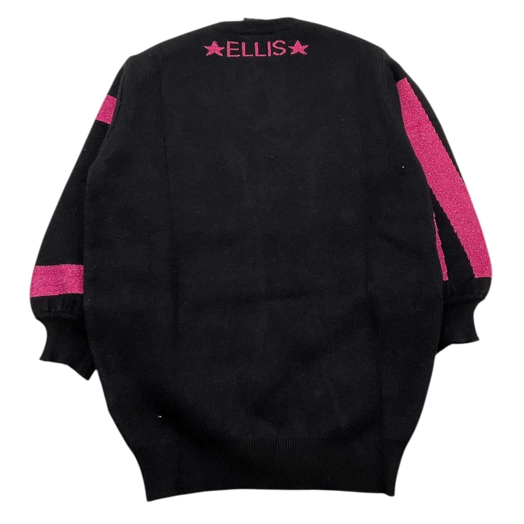 MARC ELLIS maxi maglia tinta unita con stampa in contrasto Nero per Bambina JMJX00111 NERO MARC ELLIS 