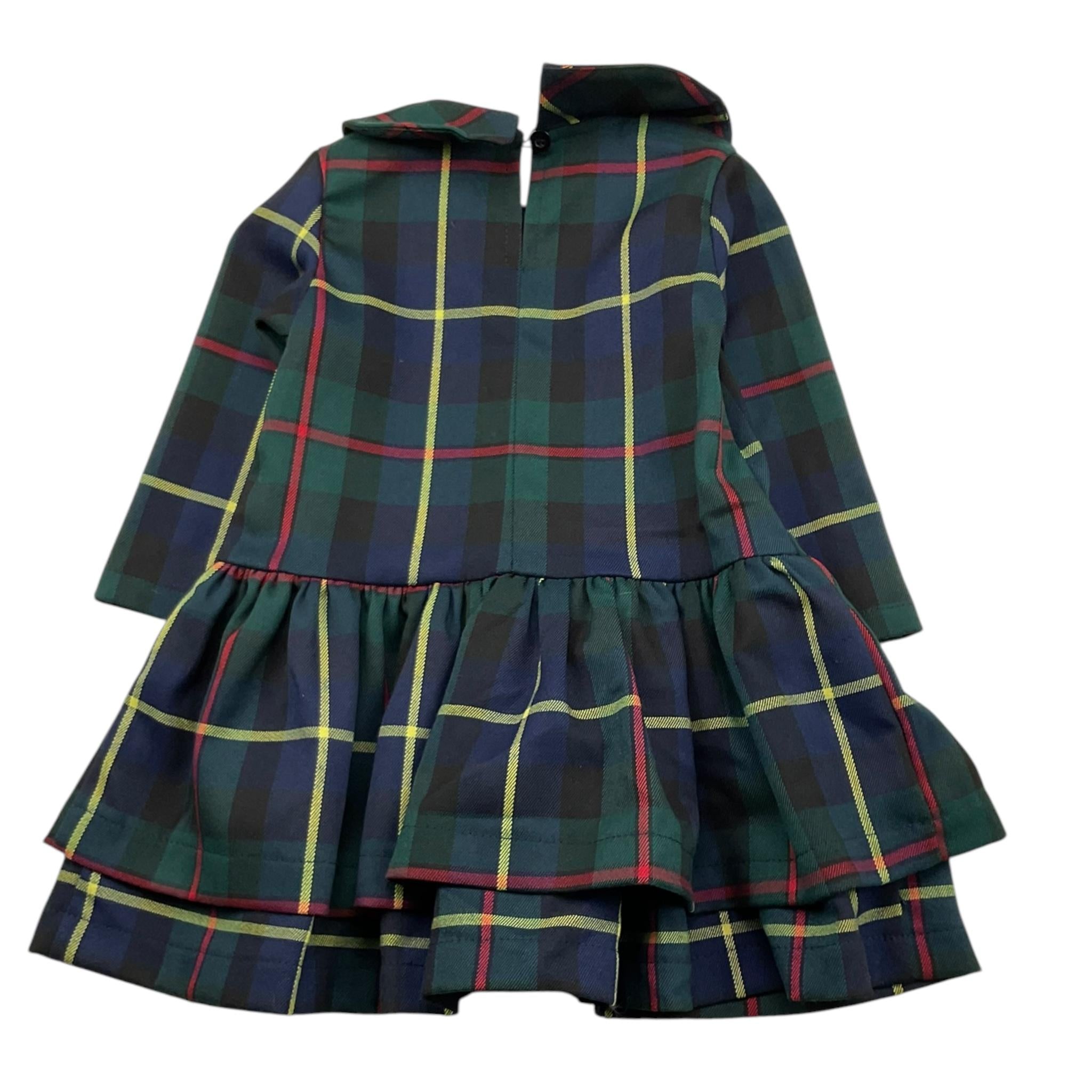 TRUSSARDI abito tinta unita con fantasia a righe Blu per Neonata TIA25206VE BLU TRUSSARDI 