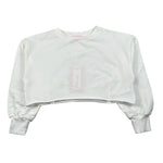 Imperial Felpa Chiusa Modello Crop Tinta Unita per Bambina LB39042G75 BIANCO IMPERIAL 