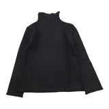 PICCOLA LUDO maglia tinta unita collo alto Nero per Neonata BS9WB064N NERO PICCOLA LUDO 