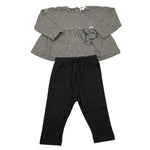 LALALU' completo 2 pezzi shirt-leggins Nero per Neonata CML8N NERO LALALU' 