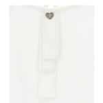Monnalisa Camicia Mezza Manica Tinta Unita per Bambina 79E610X BIANCO MONNALISA 