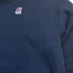 K-WAY felpa girocollo tinta unita con stampa Blu per Bambino K7141TW BLU K-WAY 