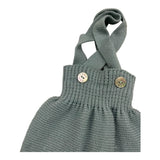 PAZ RODRIGUEZ ghettin tinta unita con bretelle Azzurro per Neonato 016111024 AZZURRO PAZ RODRIGUEZ 