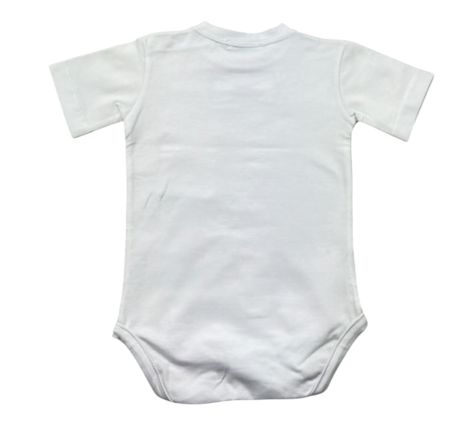 Manuel & Frank Body Mezza Manica Tinta Unita per Neonato MF7293I BIANCO MANUEL & FRANK 