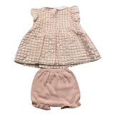 Barcellino Complete 2 Piece Shirt-Panty Pink For Baby Girl