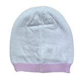 Le Bebe' Cappello Tinta Unita con Stampa per Neonata LBG6313 BIANCO LE BEBE' 