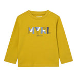 MAYORAL shrit girocollo tinta unita con stampa in contrasto Giallo per Neonato 108NXX GIALLO MAYORAL 