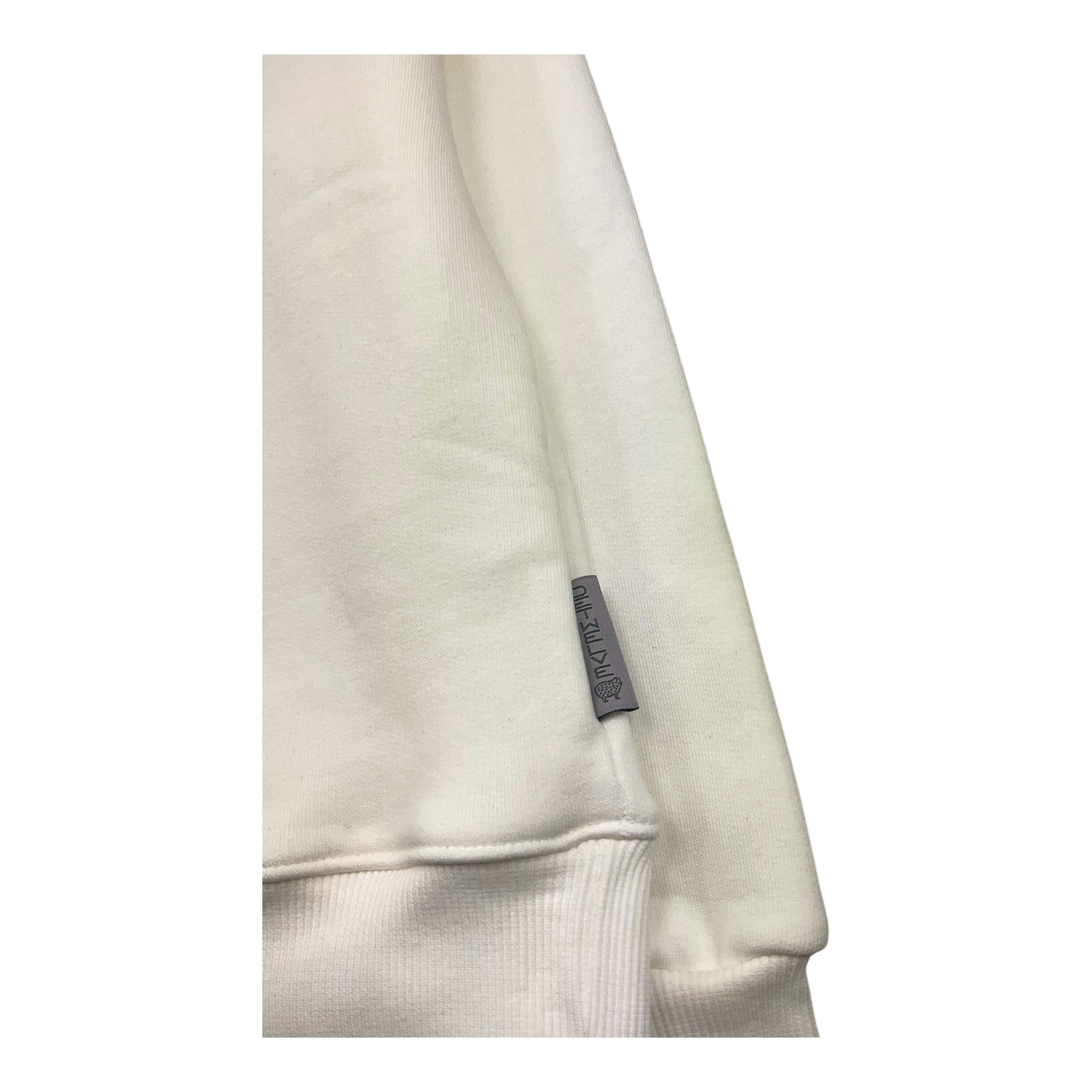 DETWELVE felpa chiusa girocollo tinta unita Panna per Bambino CB650 PANNA DETWELVE 